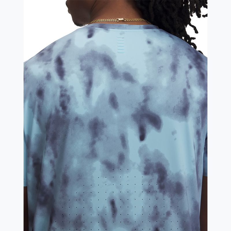 Tricou de alergare pentru bărbați Under Armour Launch Elite Print stream/reflective 4