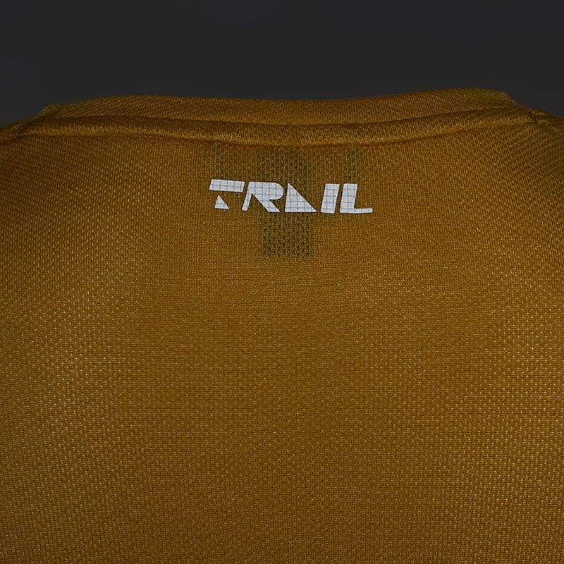 Tricou de alergare pentru bărbați Under Armour Trail Run noble gold/reflective 5