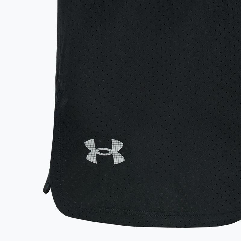 Pantaloni scurți de alergare pentru bărbați Under Armour Trail Run Launch black / reflective 6