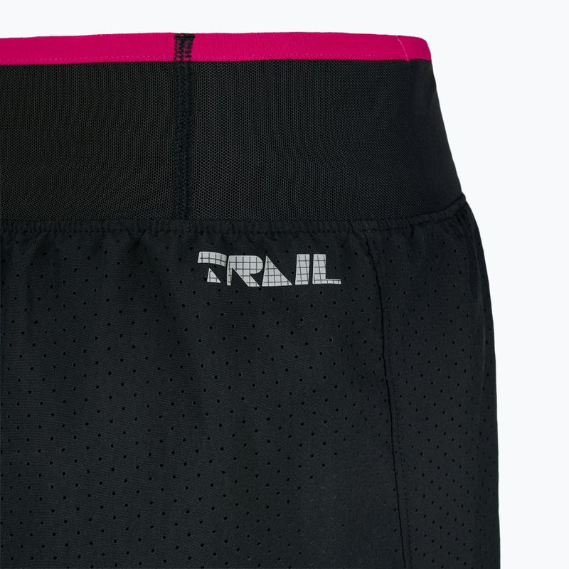 Pantaloni scurți de alergare pentru bărbați Under Armour Trail Run Launch black / reflective 7