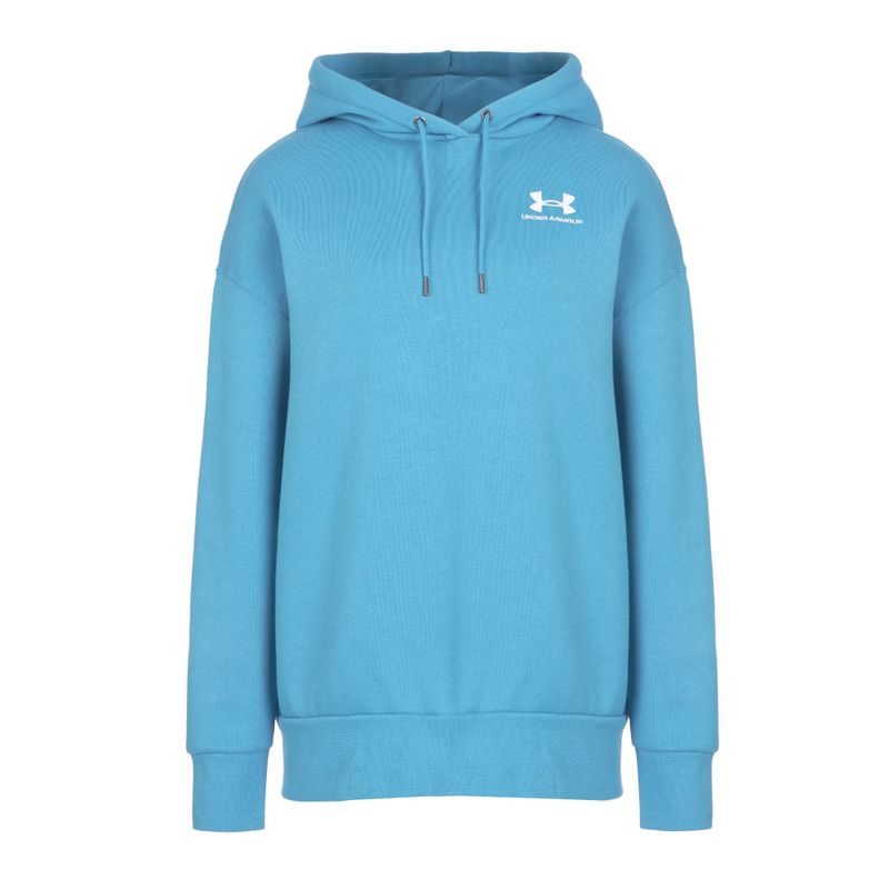 Hanorac pentru femei Under Armour Icon Fleece Hoodie ether blue/white 3