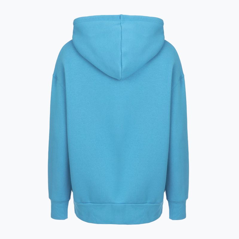 Hanorac pentru femei Under Armour Icon Fleece Hoodie ether blue/white 4