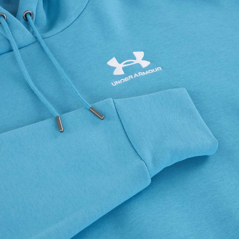 Hanorac pentru femei Under Armour Icon Fleece Hoodie ether blue/white 6