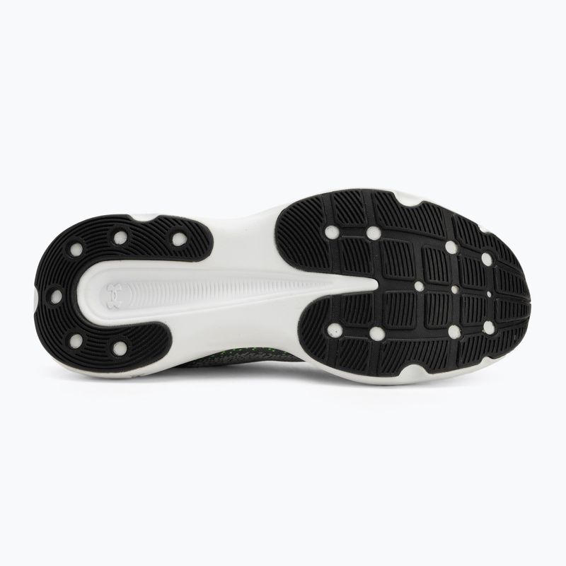 Încălțăminte de alergare pentru bărbați Under Armour Infinite mod gray/hyper green/black 4