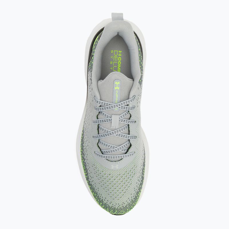 Încălțăminte de alergare pentru bărbați Under Armour Infinite mod gray/hyper green/black 5