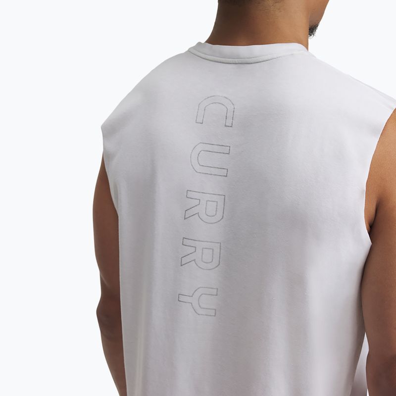 Tricou de baschet pentru bărbați Under Armour Curry Tee white/black 3