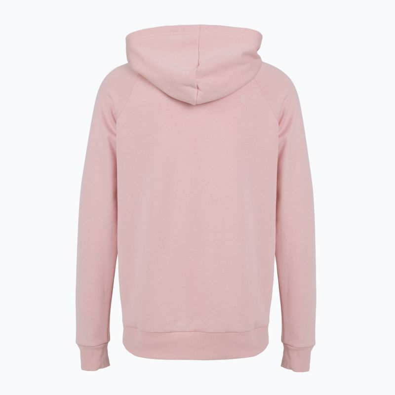 Hanorac pentru bărbați Under Armour Rival Fleece Hoodie prime pink/white 4