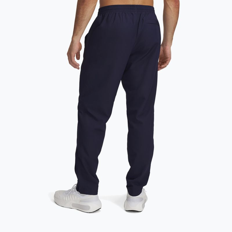 Pantaloni pentru bărbați Under Armour Rival Woven Windbreaker Pant midnight navy/midnight navy/white 3