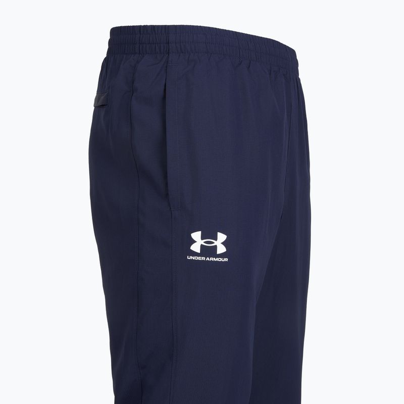 Pantaloni pentru bărbați Under Armour Rival Woven Windbreaker Pant midnight navy/midnight navy/white 6