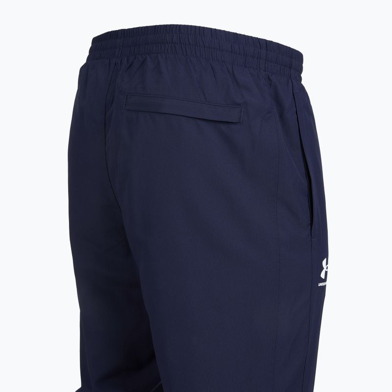 Pantaloni pentru bărbați Under Armour Rival Woven Windbreaker Pant midnight navy/midnight navy/white 7