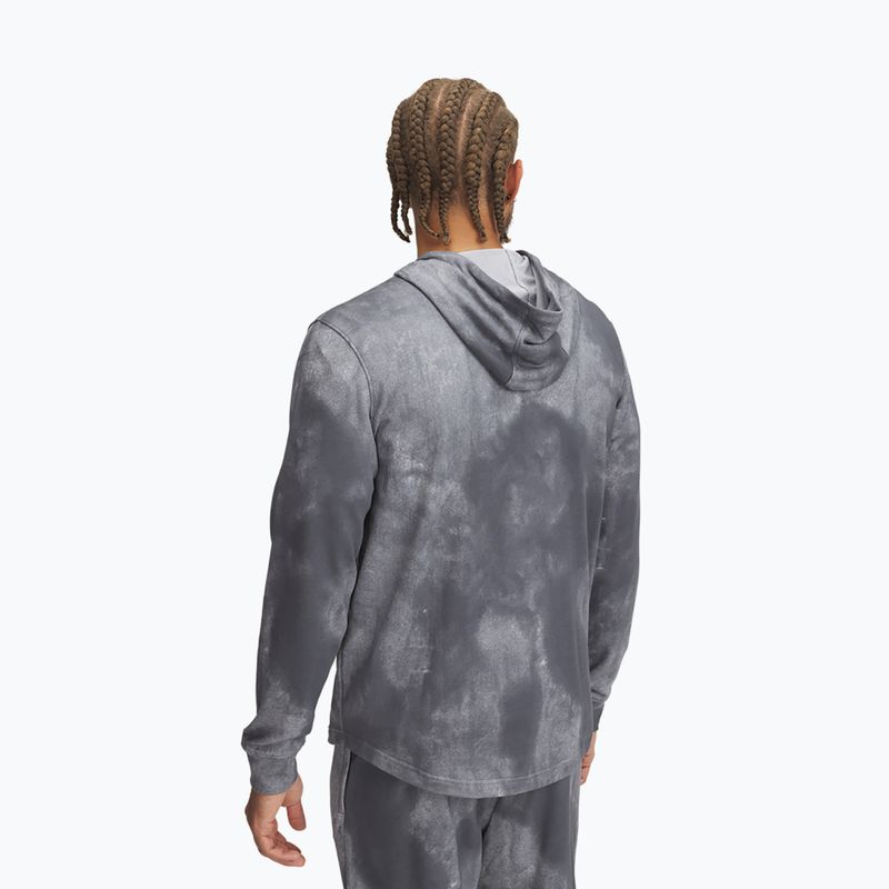 Bluză pentru bărbaț Under Armour Rival Terry Printed castlerock/onyx white 2