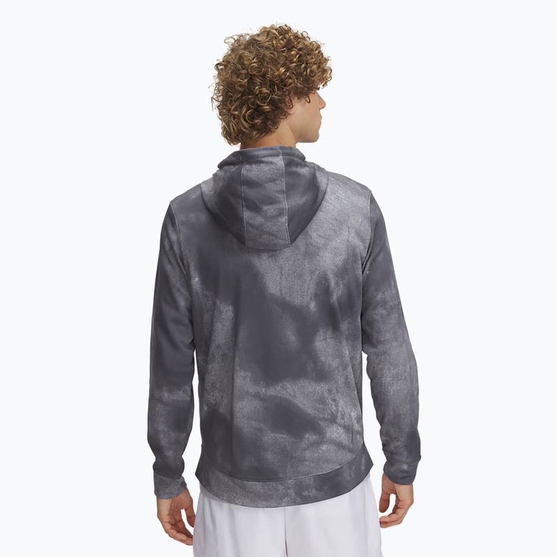 Bluză pentru bărbaț Under Armour Rival Terry Printed FZ castlerock/onyx white 2