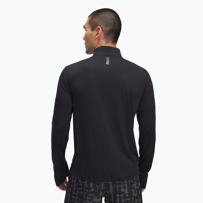 Bluză de alergare pentru bărbați Under Armour Launch 1/4 Zip black / black reflective 2