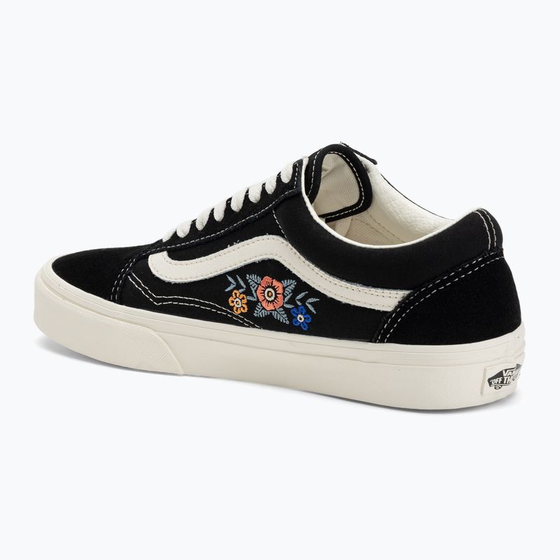Încălțăminte Vans Old Skool black floral 3