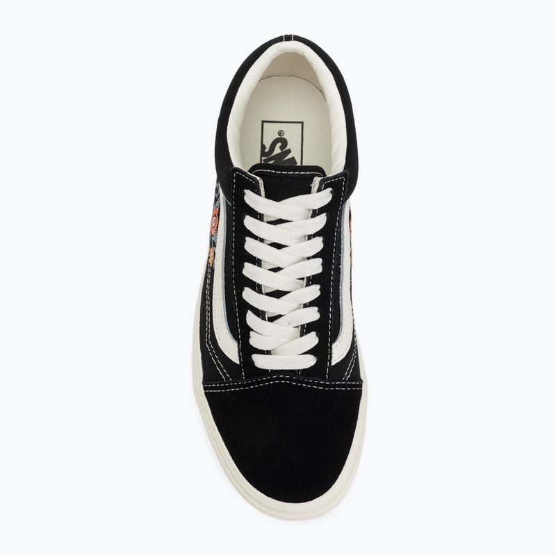 Încălțăminte Vans Old Skool black floral 5