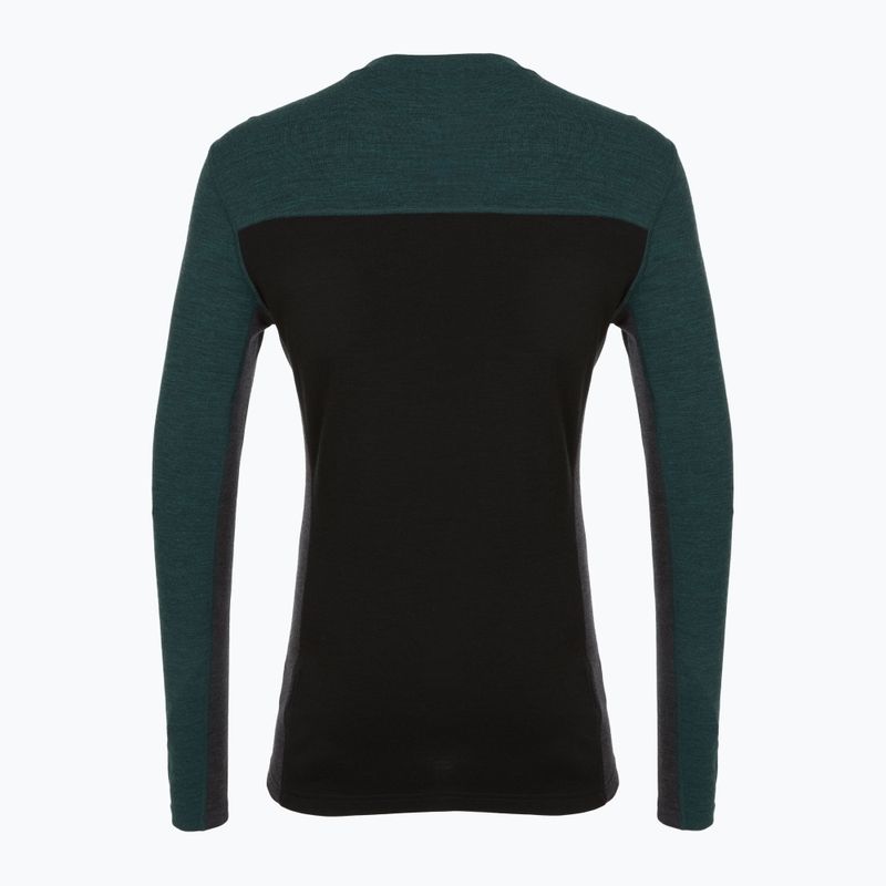Bluză termică pentru bărbați Smartwool Classic Thermal Merino Base Layer Colorblock Crew Boxed twilling blue/black 4