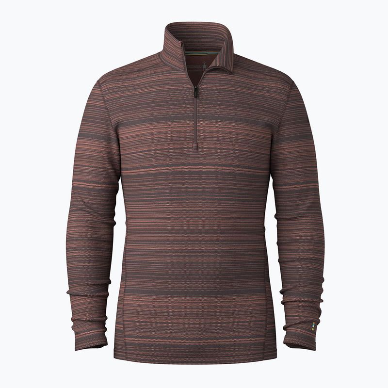 Bluză termică pentru bărbați Smartwool Classic Thermal Merino Base Layer 1/4 Zip Boxed culoarea nurcă schimbare 3