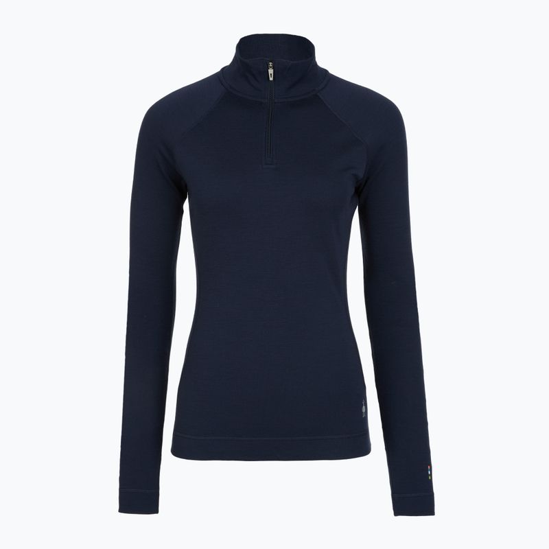 Bluză termoactivă pentru femei Smartwool Classic Thermal Merino Base Layer 1/4 Zip Boxed deep navy