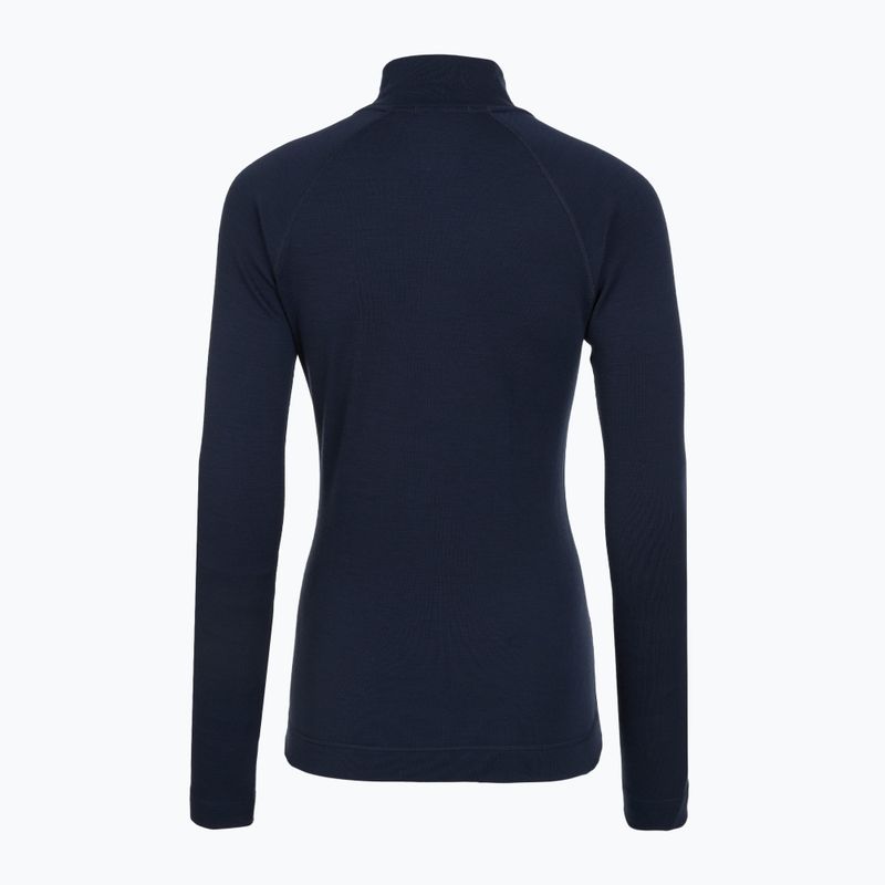 Bluză termoactivă pentru femei Smartwool Classic Thermal Merino Base Layer 1/4 Zip Boxed deep navy 2