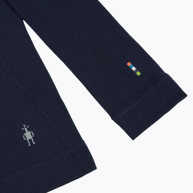 Bluză termoactivă pentru femei Smartwool Classic Thermal Merino Base Layer 1/4 Zip Boxed deep navy 3