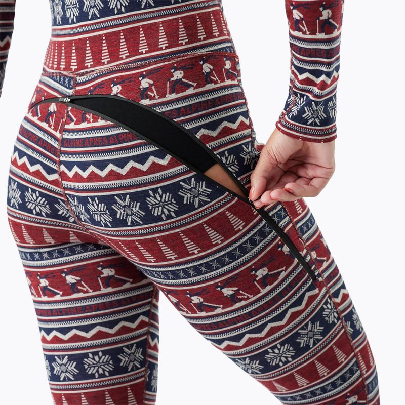 Combinezon termoactiv pentru femei Smartwool Classic Thermal Merino Base Layer One Piece currant alpine 3