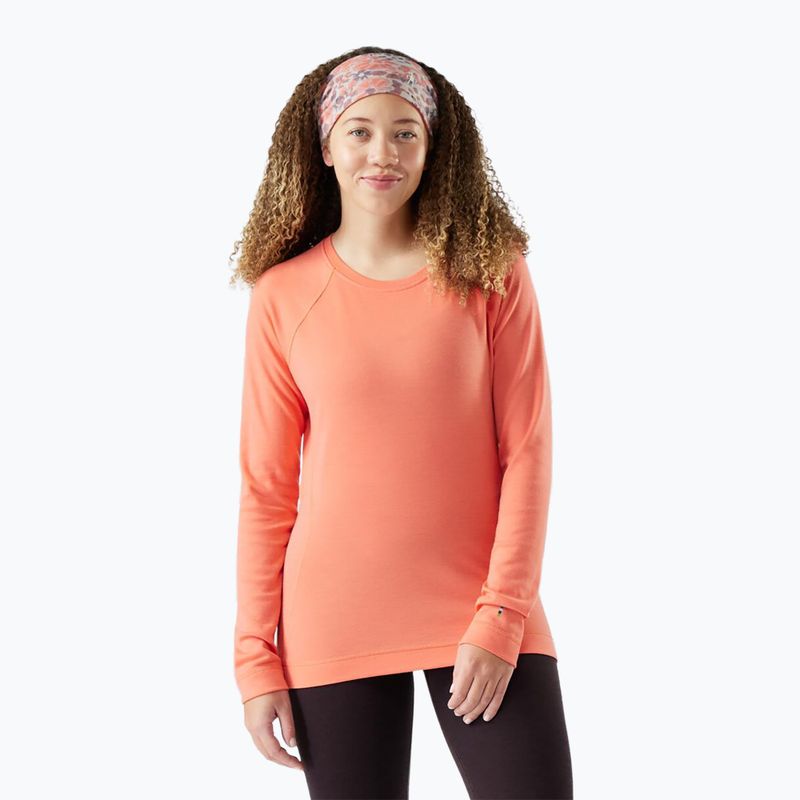 Longsleeve termoactiv pentru femei Smartwool Merino 250 Baselayer Crew Boxed coral reef