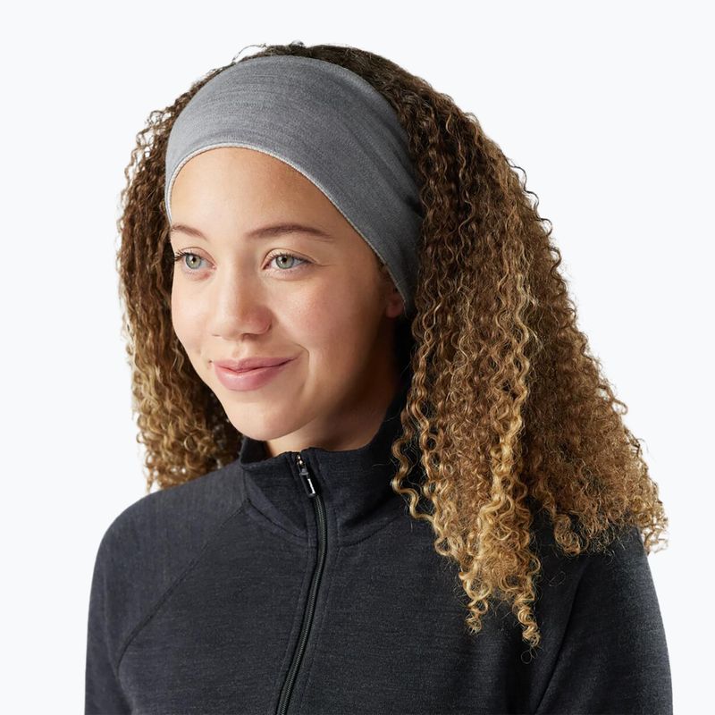 Bentiță Smartwool Thermal Merino Reversible light gray color shift 2