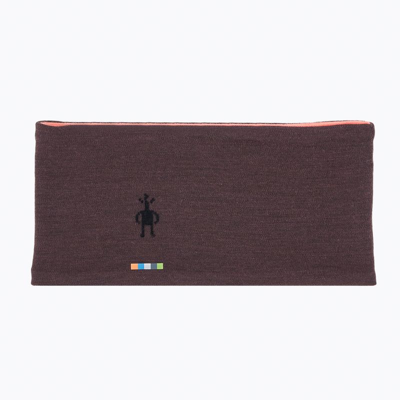 Bentiță Smartwool Thermal Merino Reversible mink/coral reef