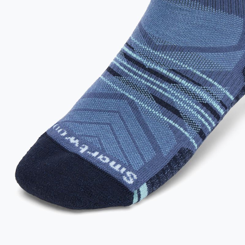 Șosete Smartwool Hike Light Cushion Mountain Pattern Crew nightfall blue 3