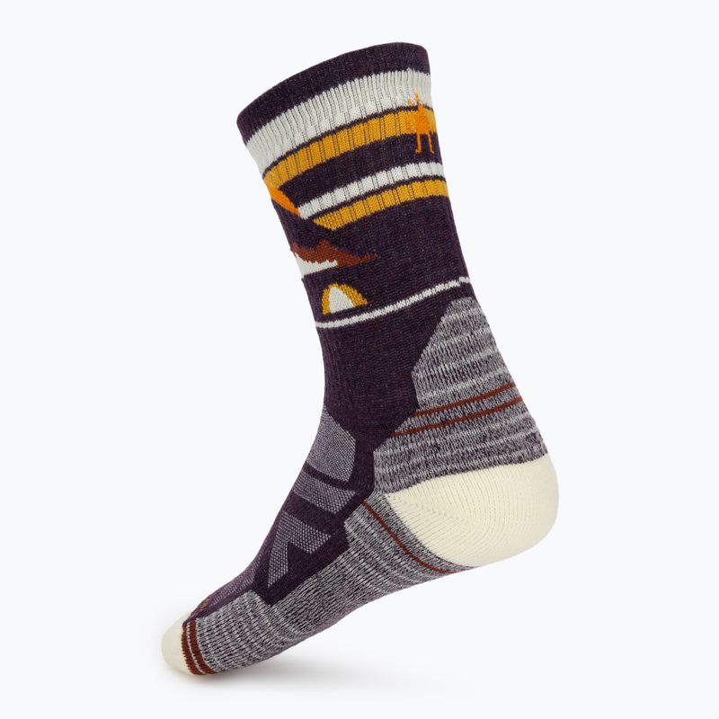 Șosete pentru femei Smartwool Hike Light Cushion New Pattern Crew prple ris 2