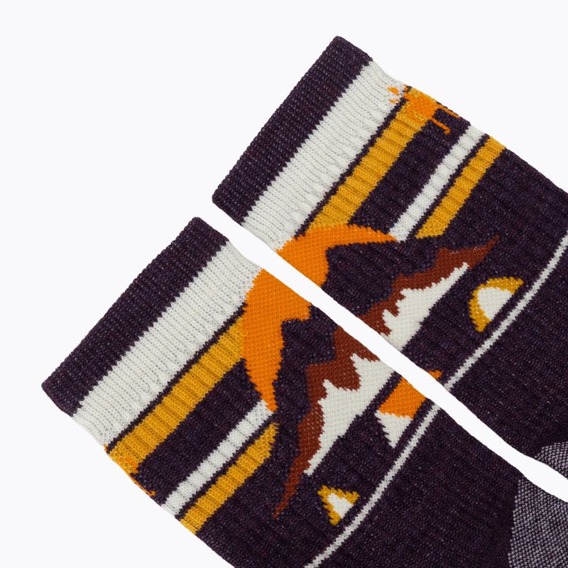 Șosete pentru femei Smartwool Hike Light Cushion New Pattern Crew prple ris 4