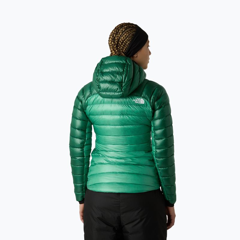Geacă cu puf pentru femei The North Face Summit Breithorn Hoodie nebula green/evergreen 3