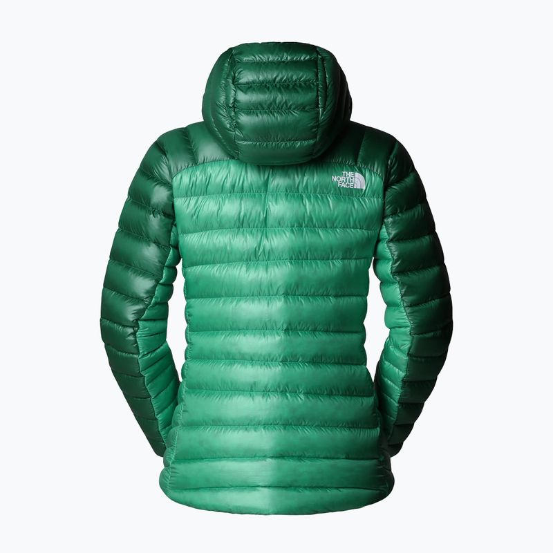 Geacă cu puf pentru femei The North Face Summit Breithorn Hoodie nebula green/evergreen 6