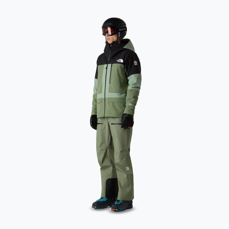 Pantaloni de schi pentru bărbați The North Face Summit Tsirku GTX Pro Bib bark mist/black 2