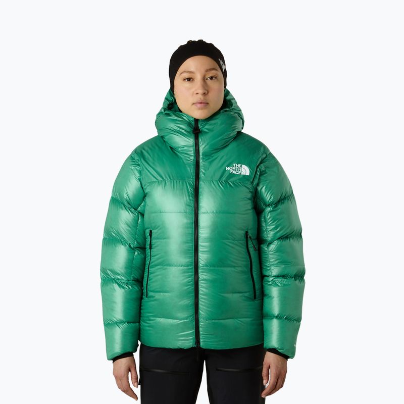Geacă izolată pentru femei The North Face Summit Pumori Down Parka nebula green