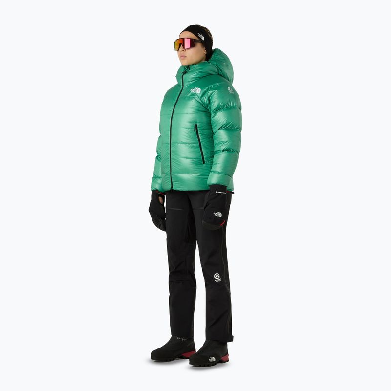 Geacă izolată pentru femei The North Face Summit Pumori Down Parka nebula green 2