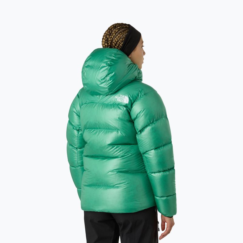 Geacă izolată pentru femei The North Face Summit Pumori Down Parka nebula green 3