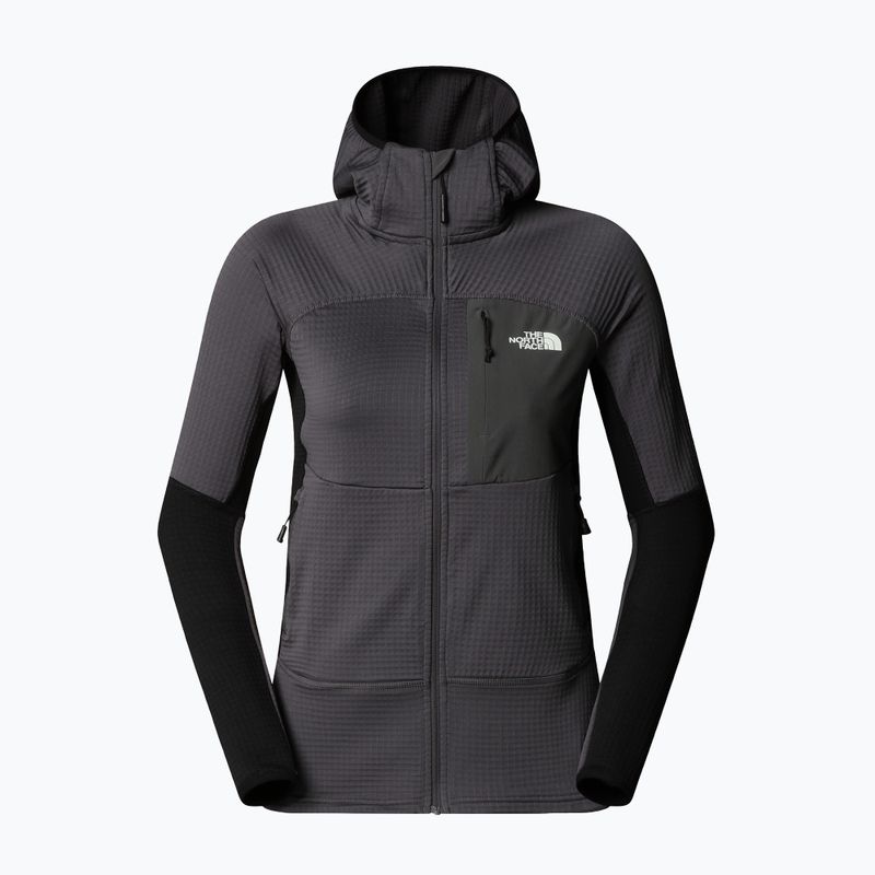 Bluză pentru femei The North Face Polartec Powergrid Stormgap Hoodie anthracite grey/bla 5