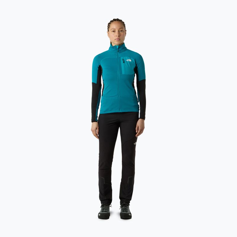Bluza damă The North Face Polartec Powergrid Stormgap gri antracit/negru tnf 2