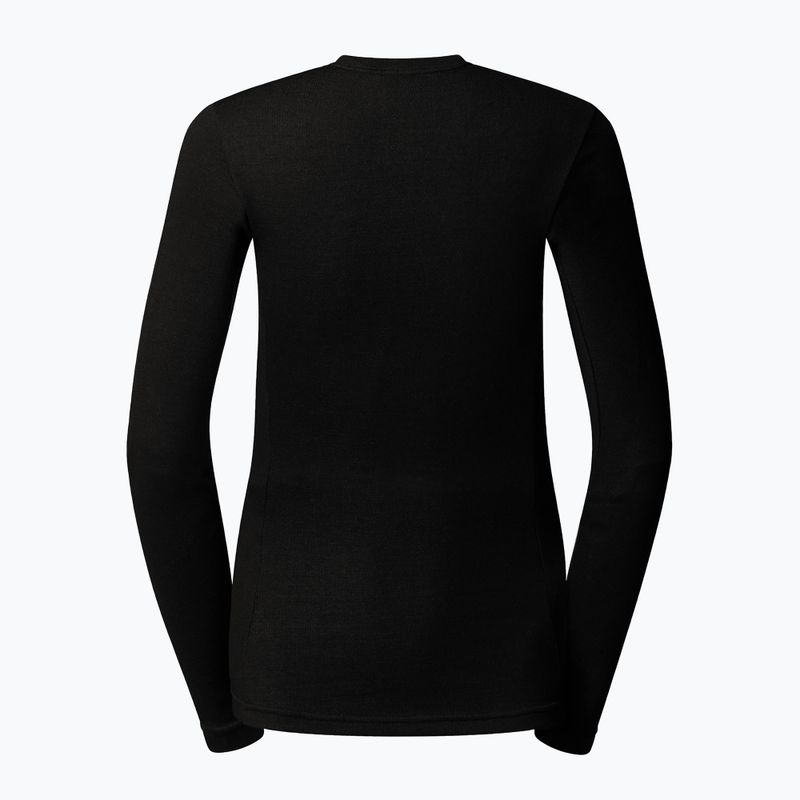 Longsleeve pentru femei The North Face Easy Crew Neck black 5