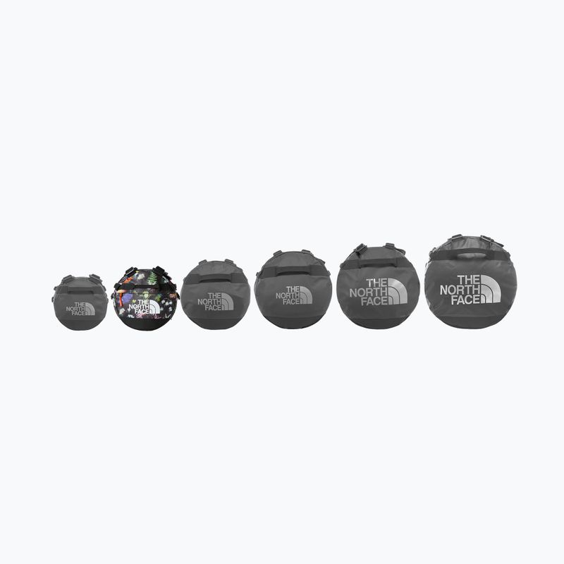 Geantă de voiaj The North Face Base Camp Duffel S 50 l black alpine floral 6