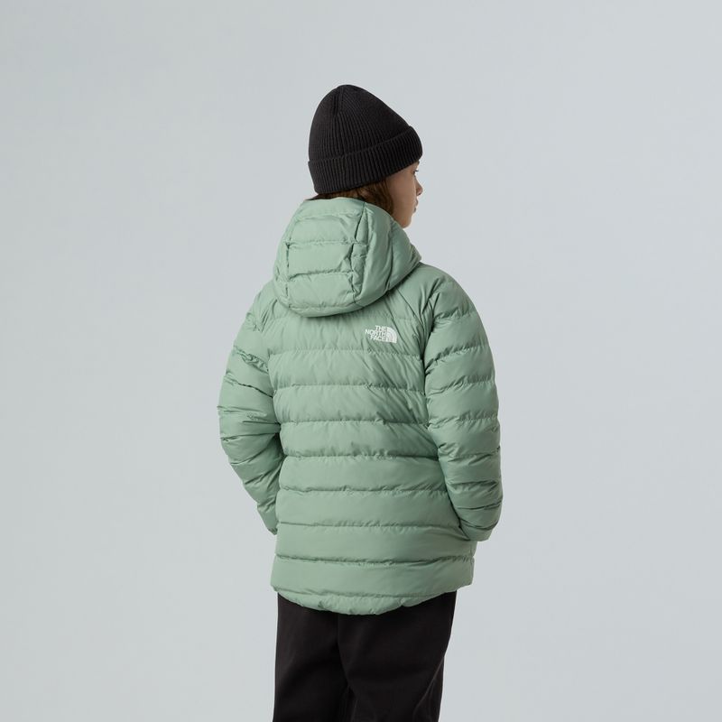Geacă de puf pentru copii  The North Face Reversible Perrito Hooded slate moss 3