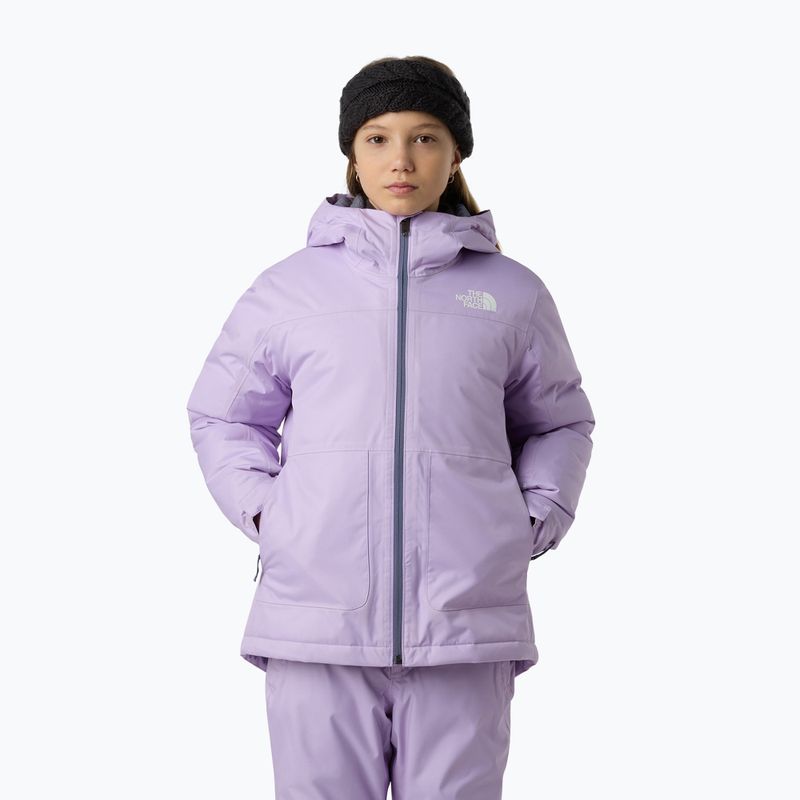 Geacă de schi pentru copii The North Face Freedom Insulated lite lilac