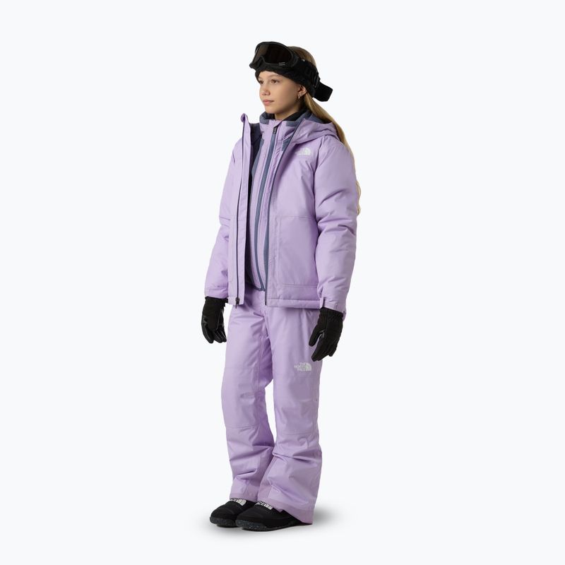 Pantaloni de schi pentru copii The North Face Freedom Insulated lite lilac 2