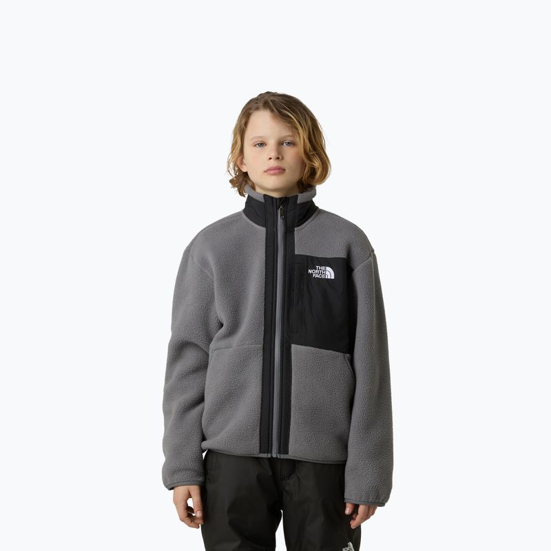 Bluză pentru copii The North Face Yumiori Full Zip smoked pearl/black