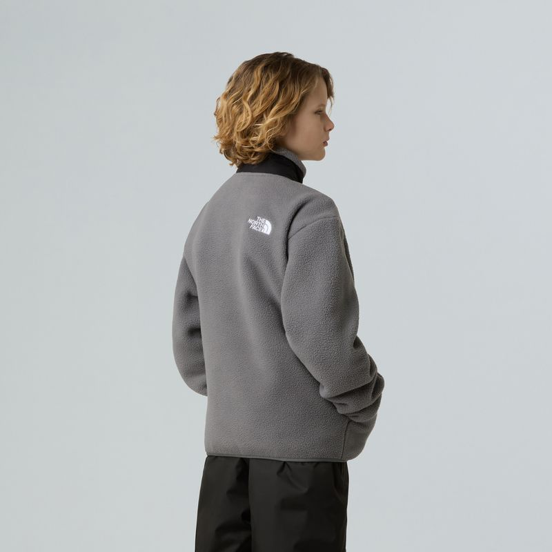 Bluză pentru copii The North Face Yumiori Full Zip smoked pearl/black 3