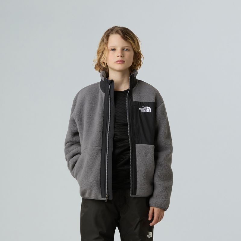 Bluză pentru copii The North Face Yumiori Full Zip smoked pearl/black 4
