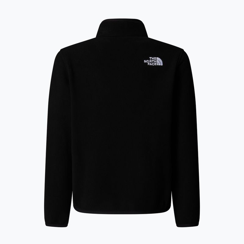 Bluză fleece pentru copii The North Face Teen Glacier 1/4 Zip black 2