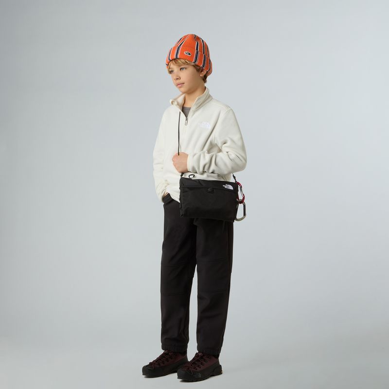 Bluză fleece pentru copii The North Face Teen Glacier 1/4 Zip wine dune 4