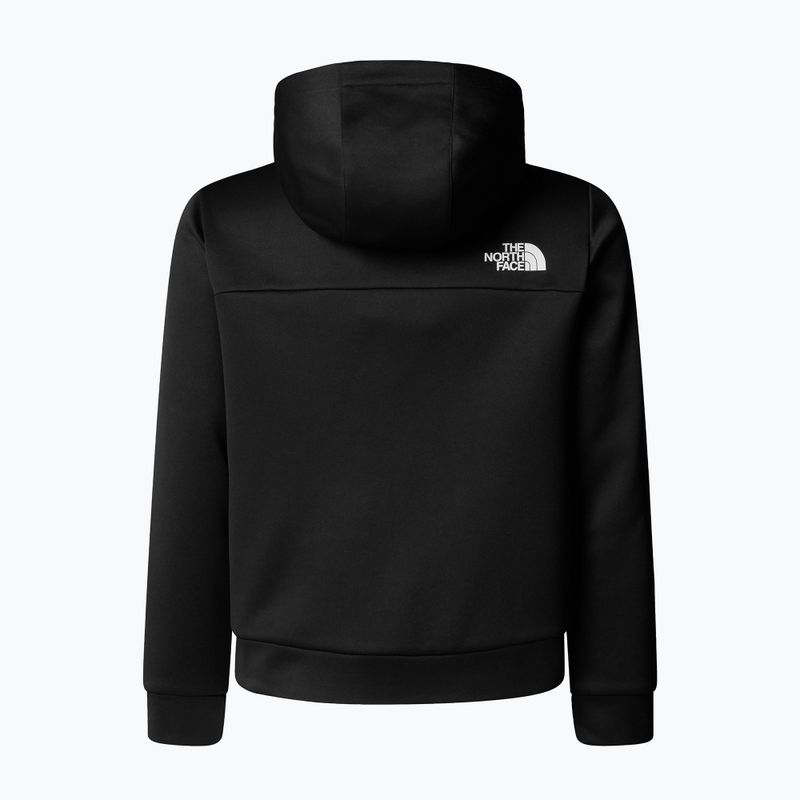 Bluză pentru copii The North Face Teen Reaxion Full Zip Hoodie tnf black 2